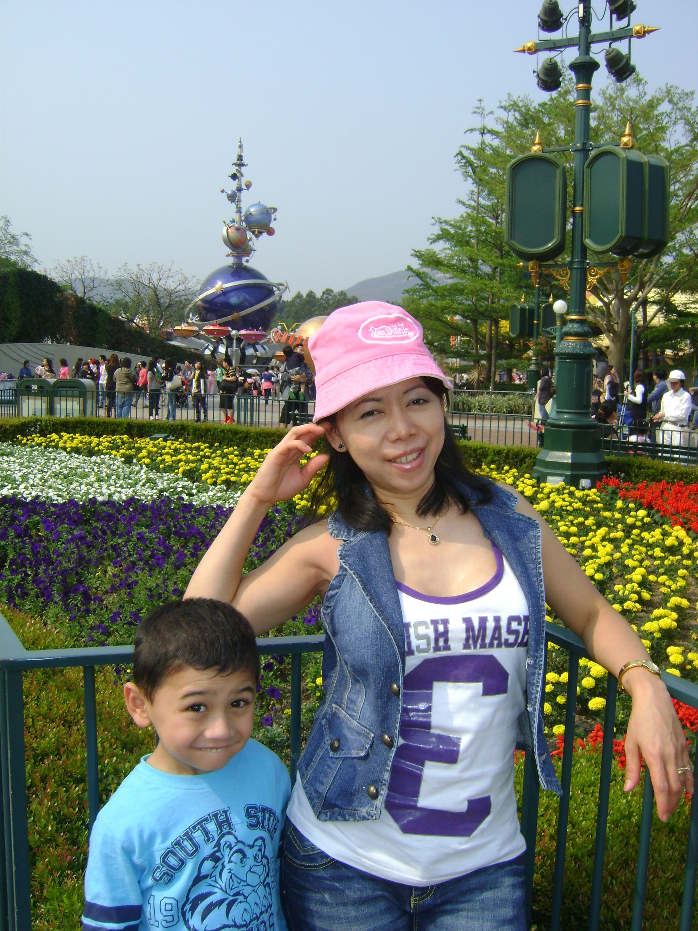 Disneyland flower garden