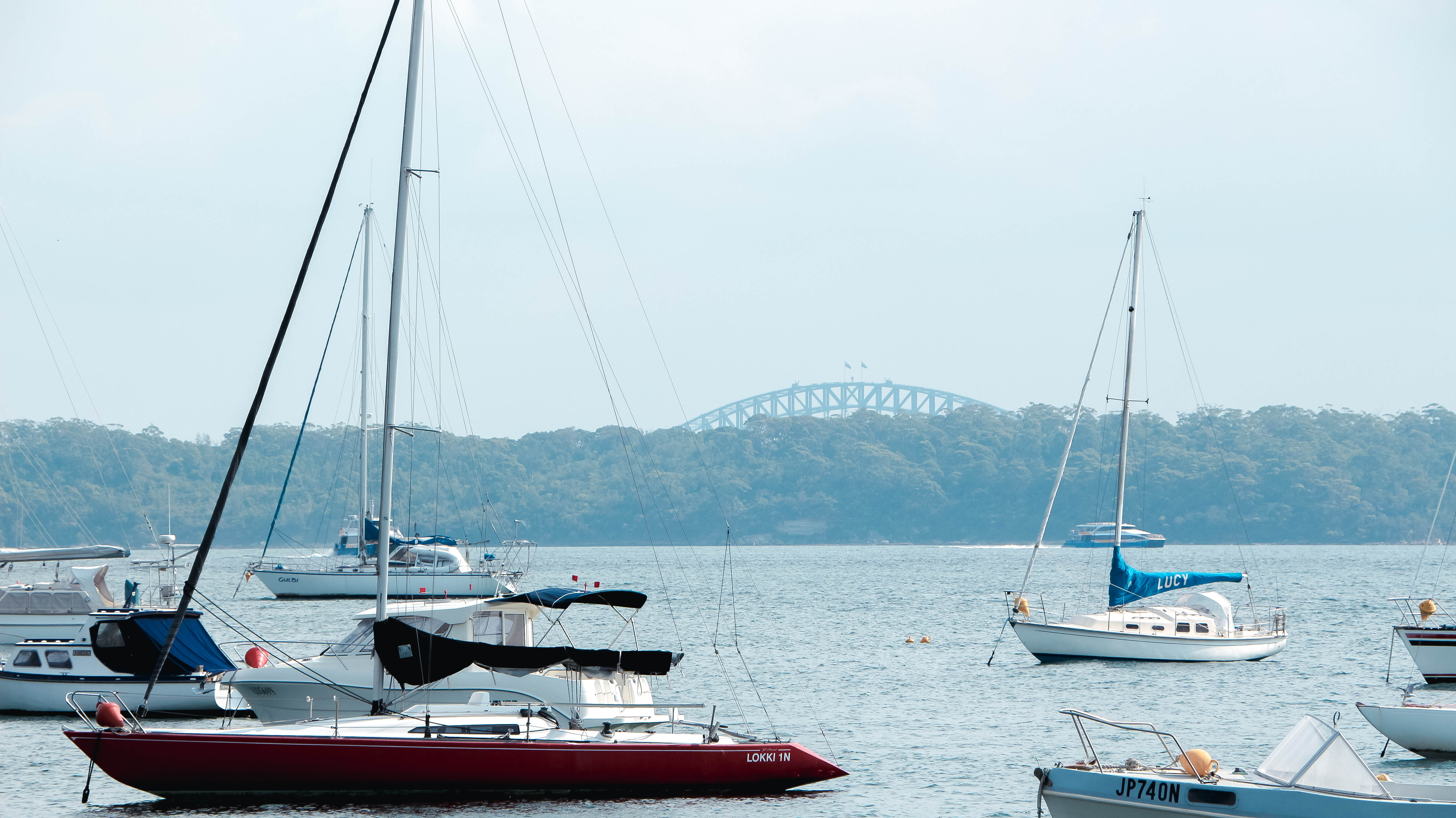Sydney Harbour Bridge in the distance