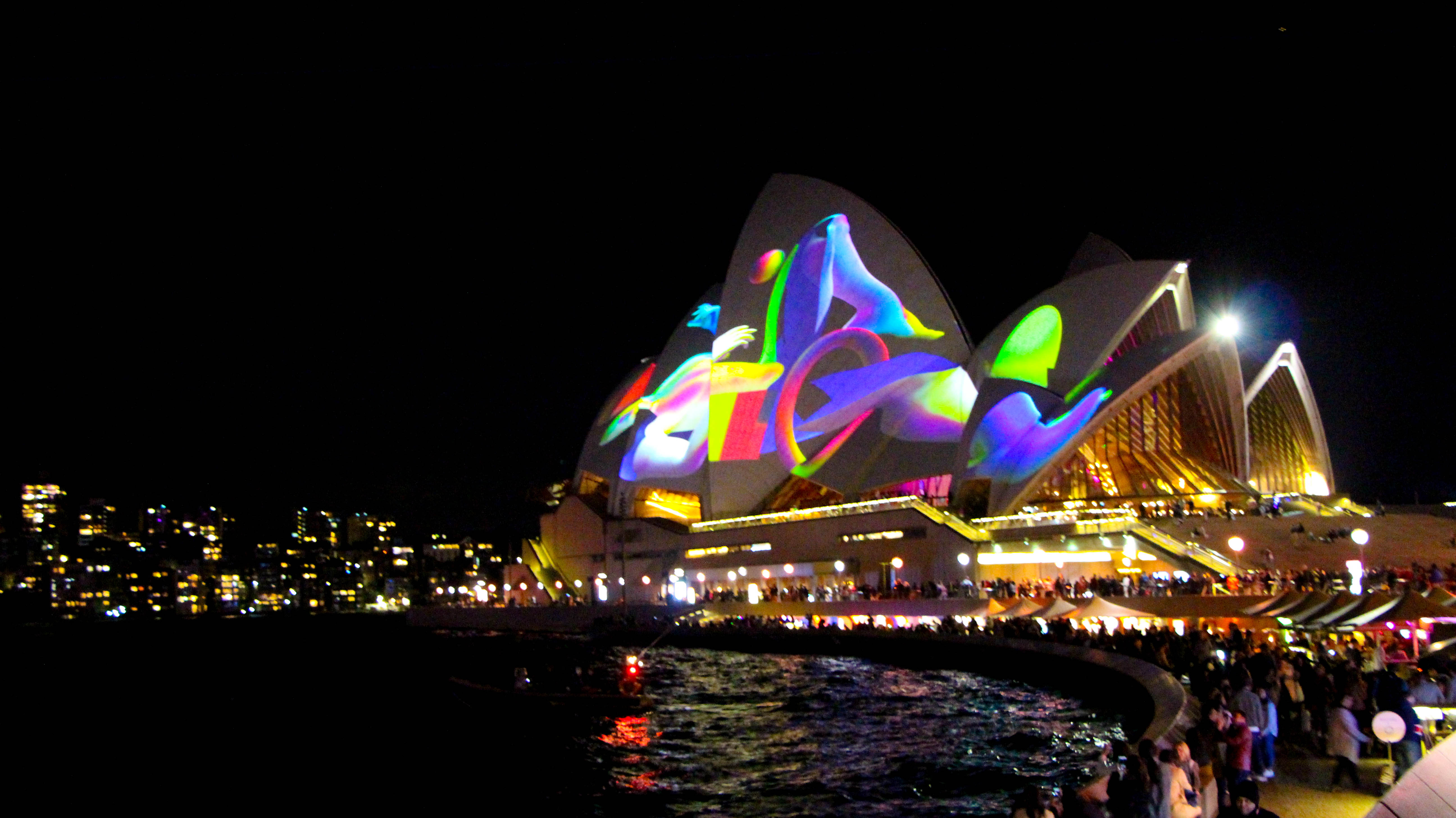 Sydney Opera House during Vivid